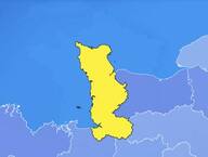 Manche sur la carte