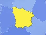 Nièvre sur la carte