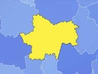 Saône-et-Loire sur la carte